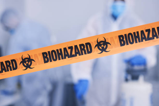 Professional Biohazard technician working in Durham, NH